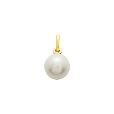 Pendentif en or jaune et perle