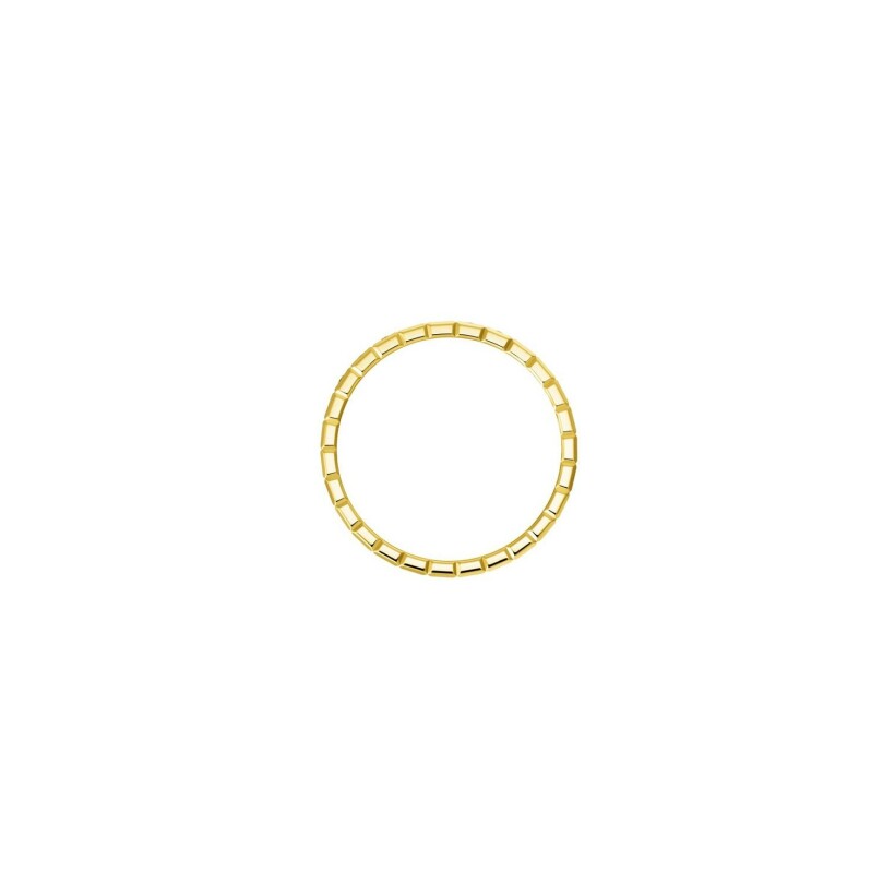 Chopard Ice Cube ring in yellow gold and diamonds, size 51