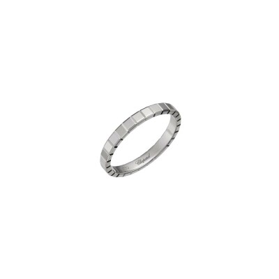 Bague Chopard Ice Cube en or blanc, taille 53