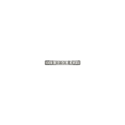 Bague Chopard Ice Cube en or blanc et diamants, taille 52