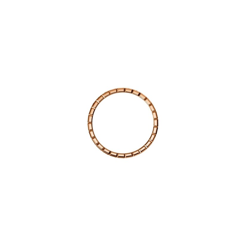 Chopard Ice Cube ring in rose gold and diamonds, size 53