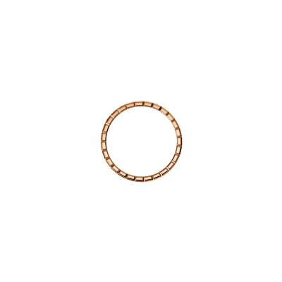 Bague Chopard Ice Cube en or rose et diamants, taille 52