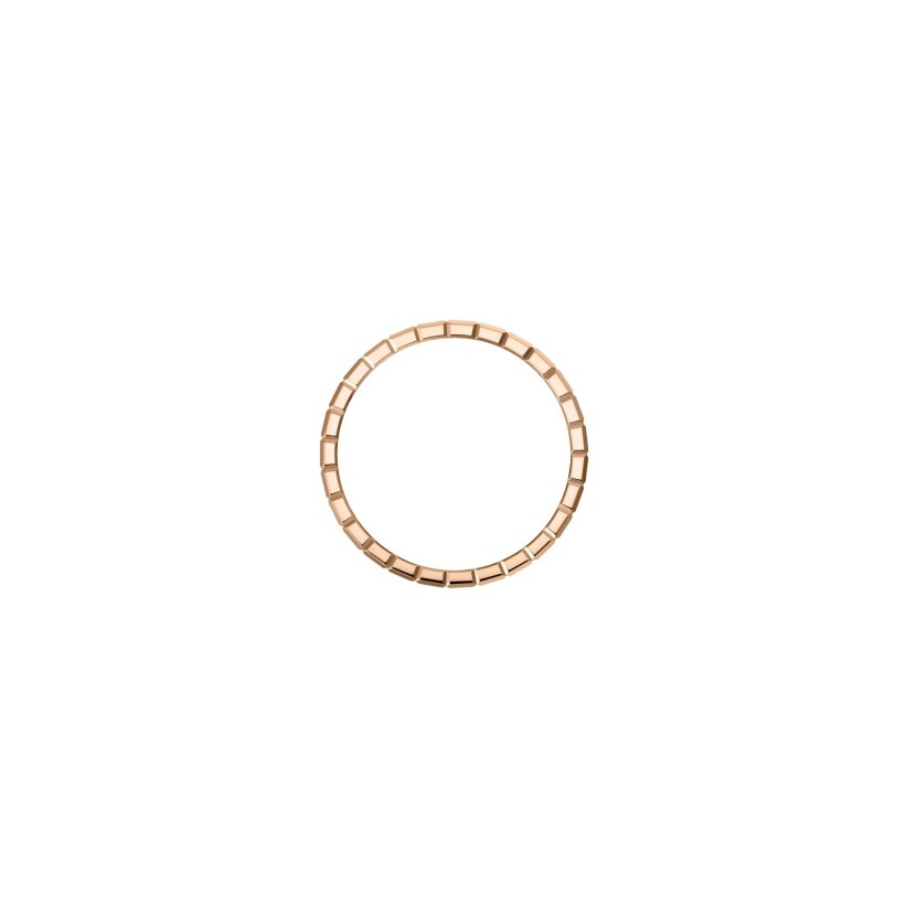 Chopard Ice Cube, rose gold ring, size 54