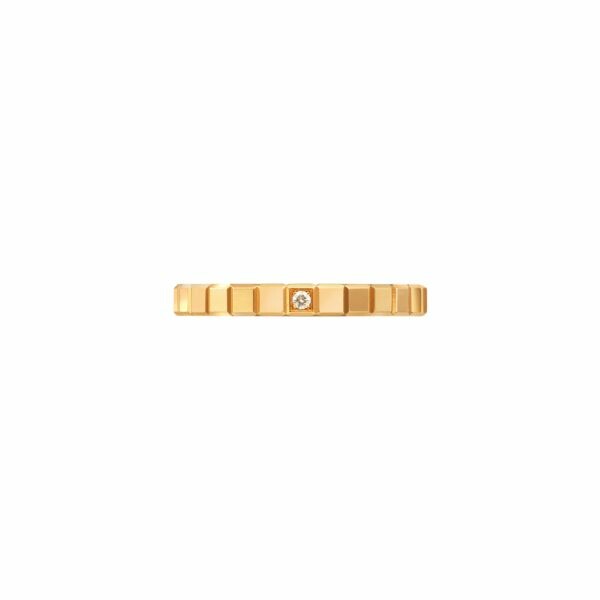 Chopard Ice Cube Pure Ring aus Roségold und Diamant, Größe 53