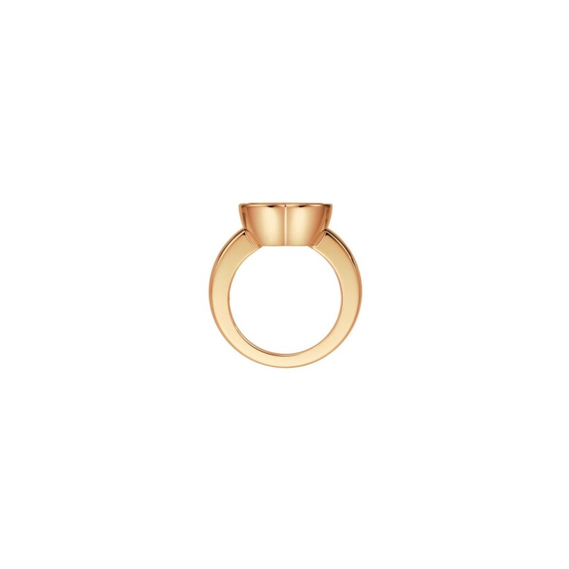 Chopard Happy Diamonds, rose gold, diamond ring, size 52