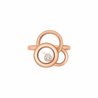 Bague Chopard Happy Dreams en or rose et diamant