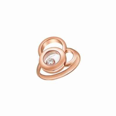 Bague Chopard Happy Dreams en or rose et diamant