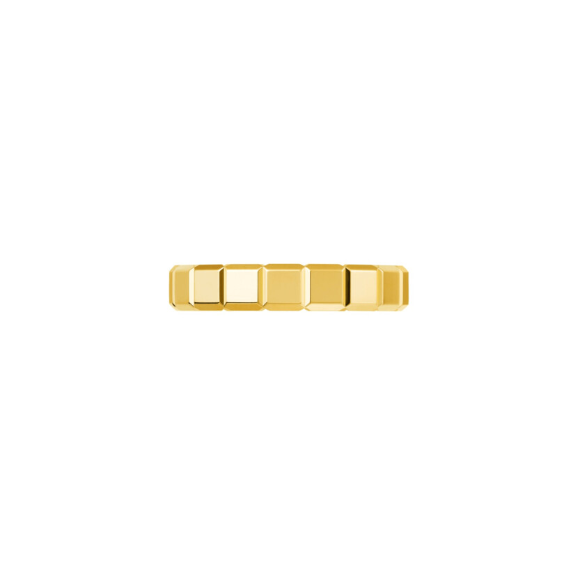 Chopard Ice Cube Ring aus Gelbgold, Größe 54