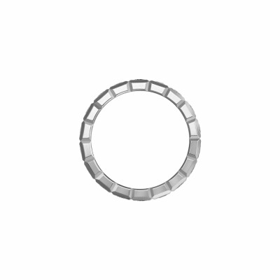 Chopard Ice Cube ring, white gold, semi set diamonds, 52