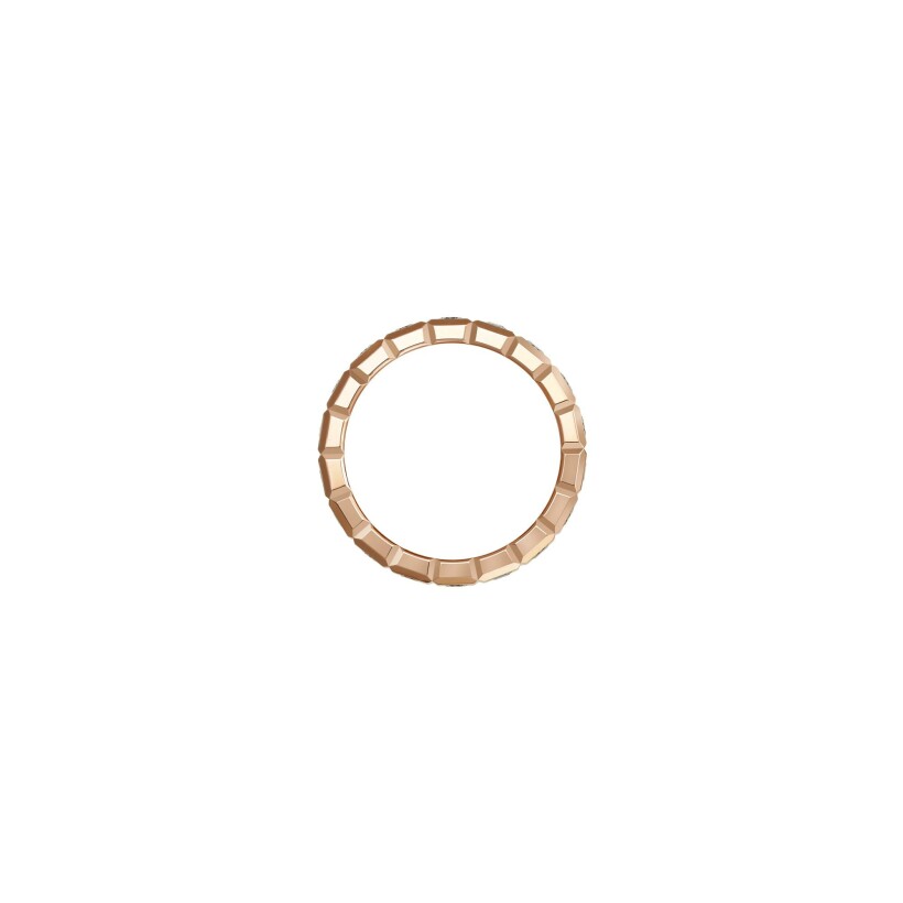 Chopard Ice Cube ring in rose gold and diamonds, size 53