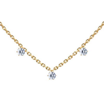 Collier RedLine Absolu avec diamants 0.30ct, or jaune