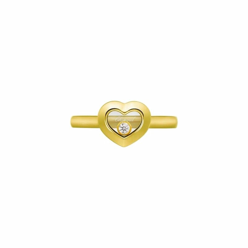 Bague Chopard Happy Diamonds Icons en or jaune et diamant
