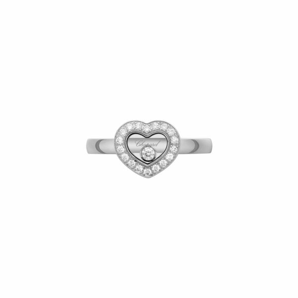 Chopard Happy Diamonds Icons ring, white gold and diamonds, size 53