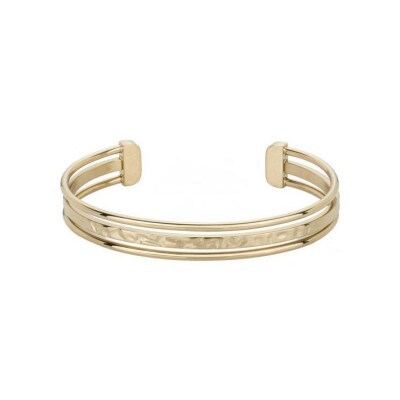 Bracelet en acier pvd doré