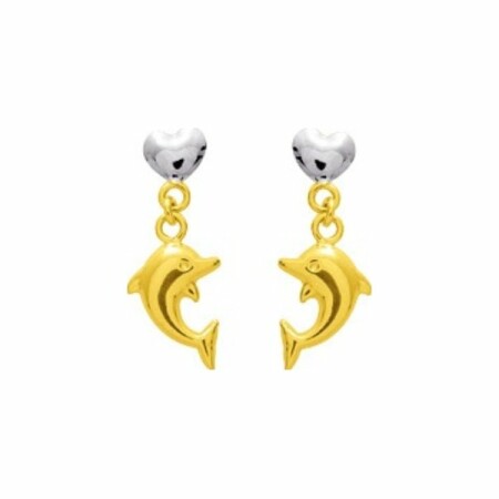 Boucles d'oreilles en or jaune