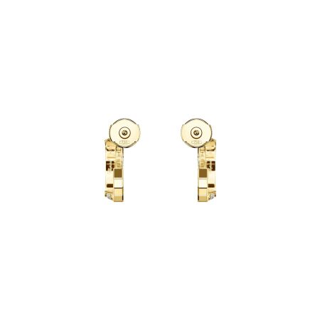 Boucles d'oreilles Chopard Ice Cube en or jaune et diamants