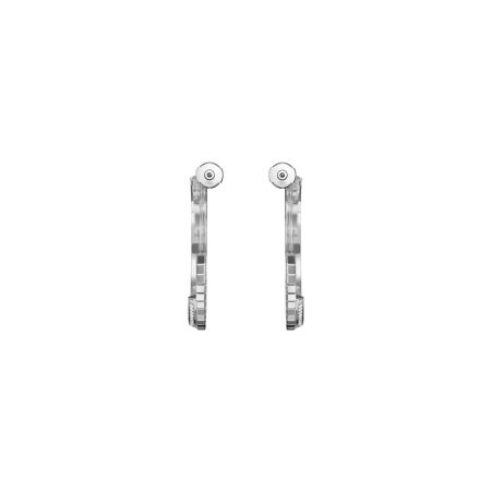 Boucles d'oreilles Chopard Ice Cube en or blanc et diamants