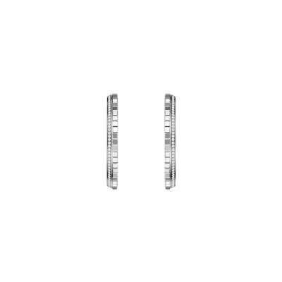 Chopard Ice Cube earrings in white gold and diamonds