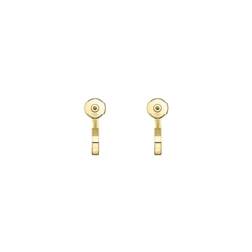 Boucles d'oreilles Chopard Ice Cube en or jaune