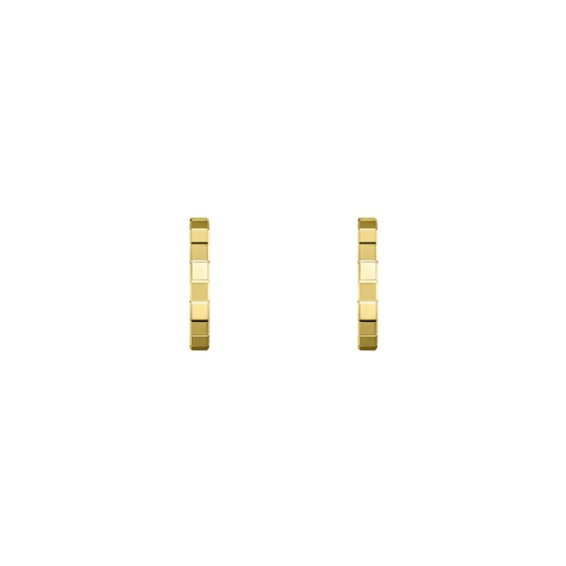 Boucles d'oreilles Chopard Ice Cube en or jaune