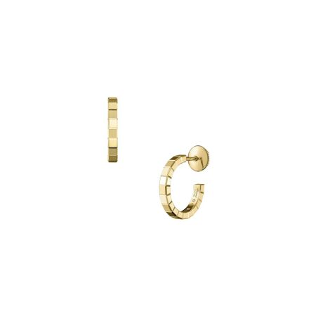 Boucles d'oreilles Chopard Ice Cube en or jaune