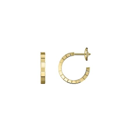 Boucles d'oreilles Chopard Ice Cube en or jaune