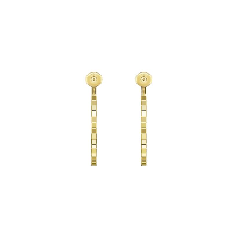 Boucles d'oreilles Chopard Ice Cube en or jaune