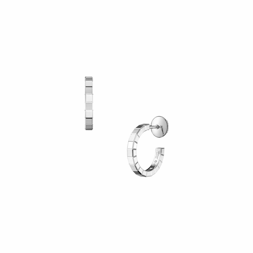 Chopard Ice Cube earrings, ethical white gold