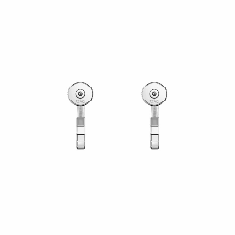 Chopard Ice Cube earrings, ethical white gold
