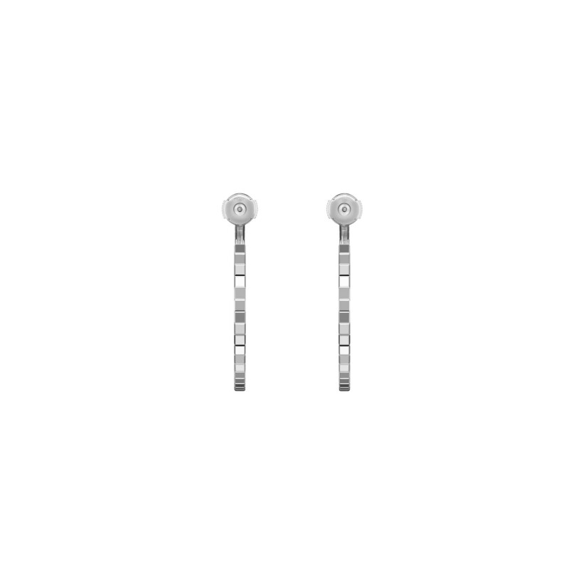 Boucles d'oreilles Chopard Ice Cube en or blanc