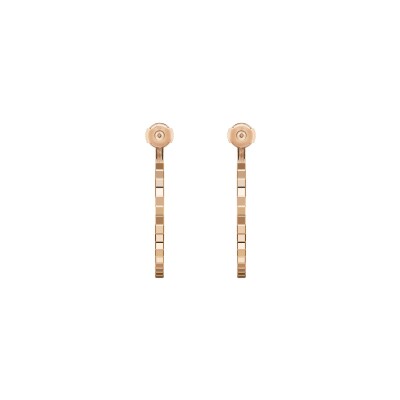 Chopard Ice Cube earrings, ethical rose gold