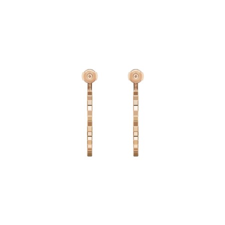 Boucles d'oreilles Chopard Ice Cube en or rose