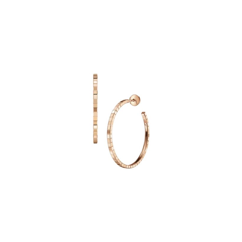 Chopard Ice Cube earrings, ethical rose gold