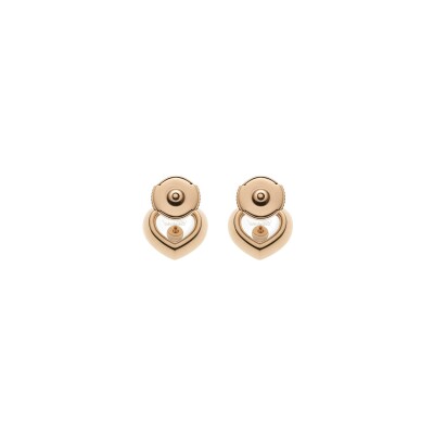 Chopard Happy Diamonds, rose gold, diamonds earrings