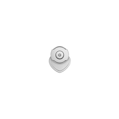 Mono boucle d'oreille Chopard My Happy Hearts en or blanc et diamants