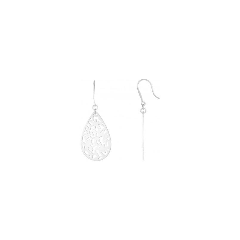 Boucles d'oreilles gouttes Phebus en acier