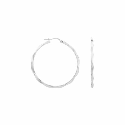 Boucles d'oreilles Phebus en acier