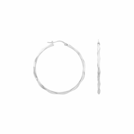 Boucles d'oreilles Phebus en acier