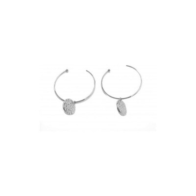Boucles d'oreilles Phebus en acier
