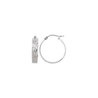Boucles d'oreilles Phebus en acier
