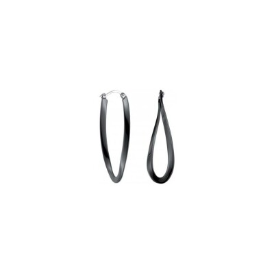 Boucles d'oreilles créoles Phebus en acier