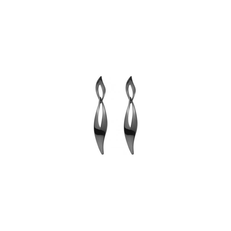 Boucles d'oreilles pendantes Phebus en acier