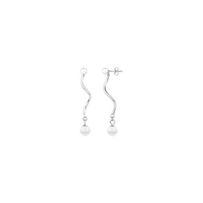 Boucles d'oreilles Ceranity en céramique et acier