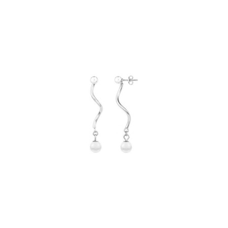 Boucles d'oreilles Ceranity en céramique et acier