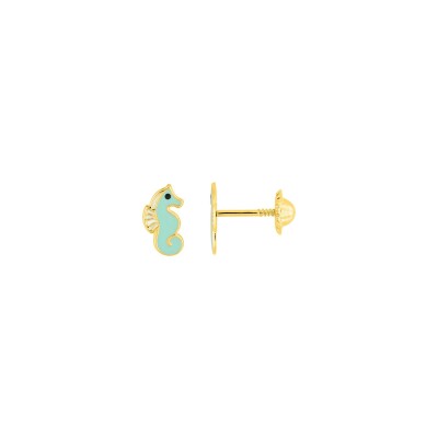 Clous d'oreilles en or jaune