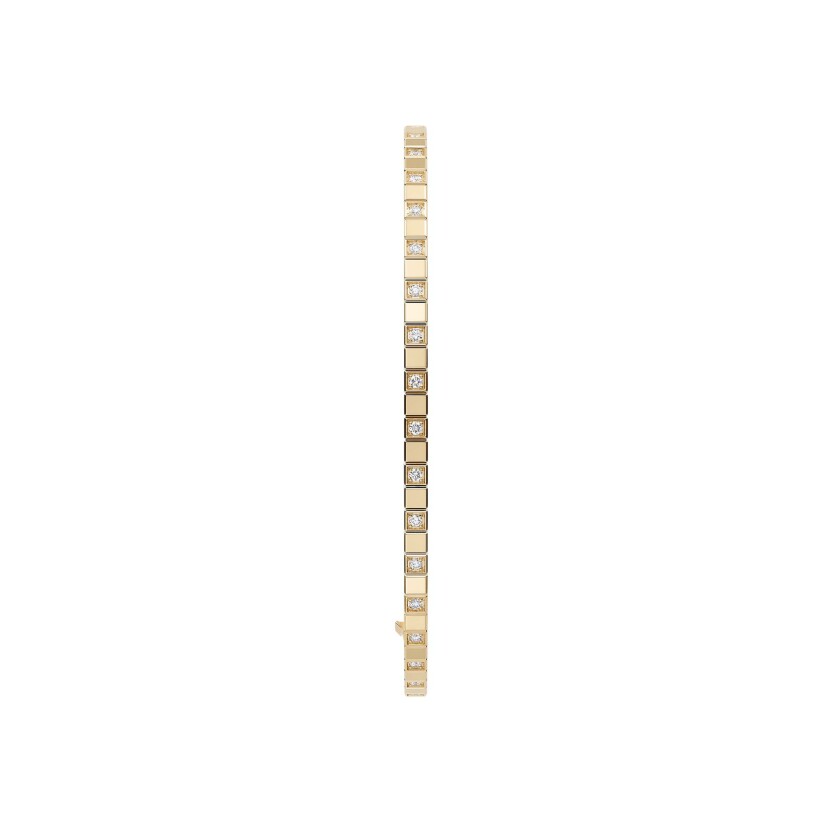 Chopard Ice Cube bracelet in yellow gold and diamonds, size L