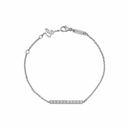 Bracelet Chopard Ice Cube Pure en or blanc et diamants