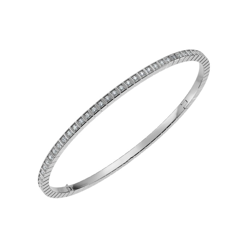 Bracelet Chopard Ice Cube en or blanc et diamants, taille L