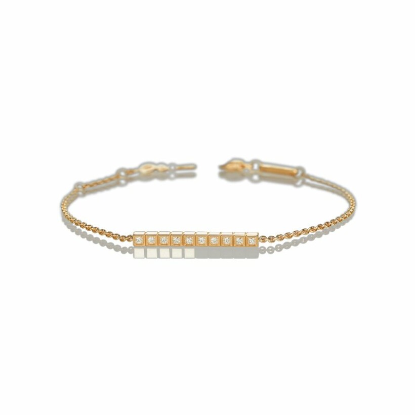 Chopard Ice Cube Pure in rose gold and diamonds bracelet