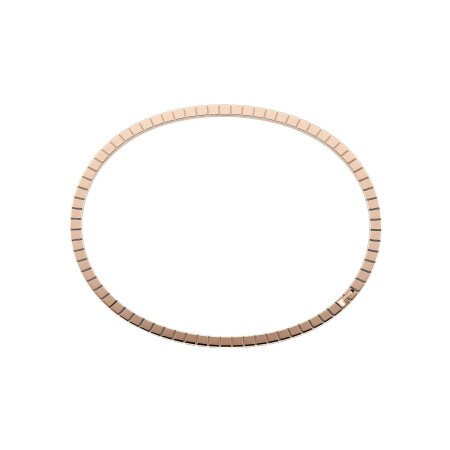 Chopard Ice Cube bracelet in rose gold and diamonds semi-set, size L